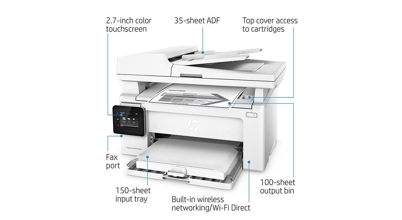 پرینتر لیزری سه کاره HP LaserJet Pro MFP M130a